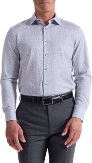 Bugatchi Jimmy OoohCotton® Floral Button-Up Shirt