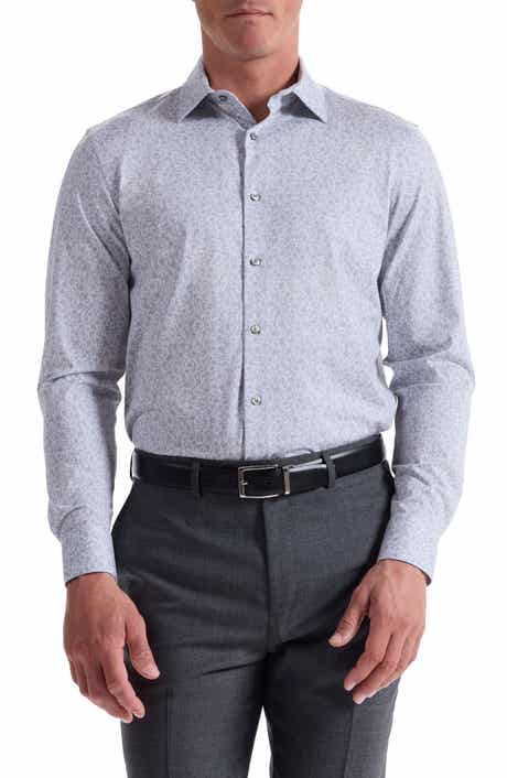 Bugatchi Jimmy OoohCotton® Floral Button-Up Shirt