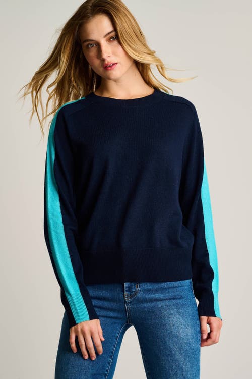Lisa Todd Stripefull Sweater In Blue