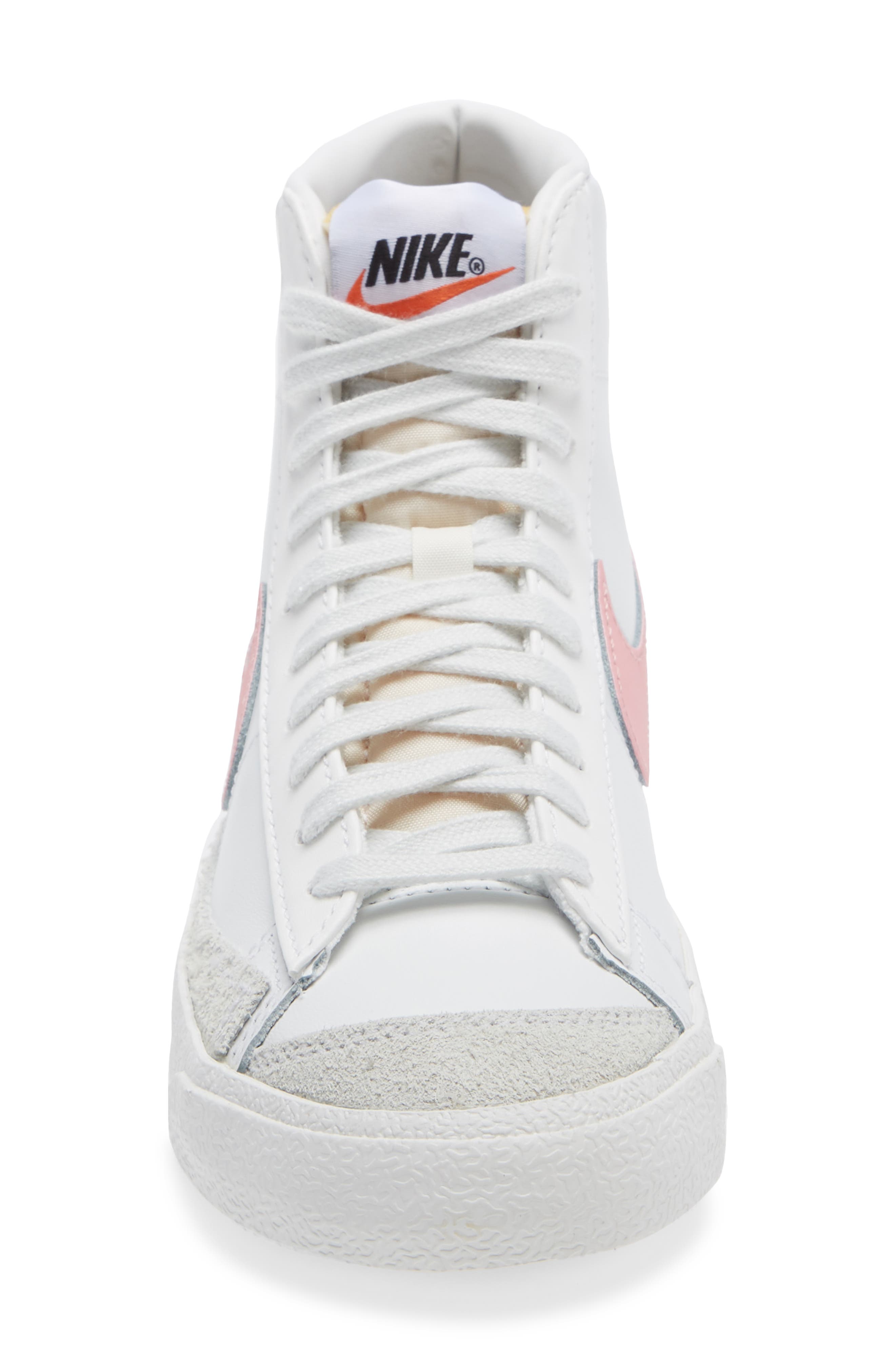 Nike Blazer Mid '77 Sneaker, Alternate, color, Summit White/ Sunset/ Black