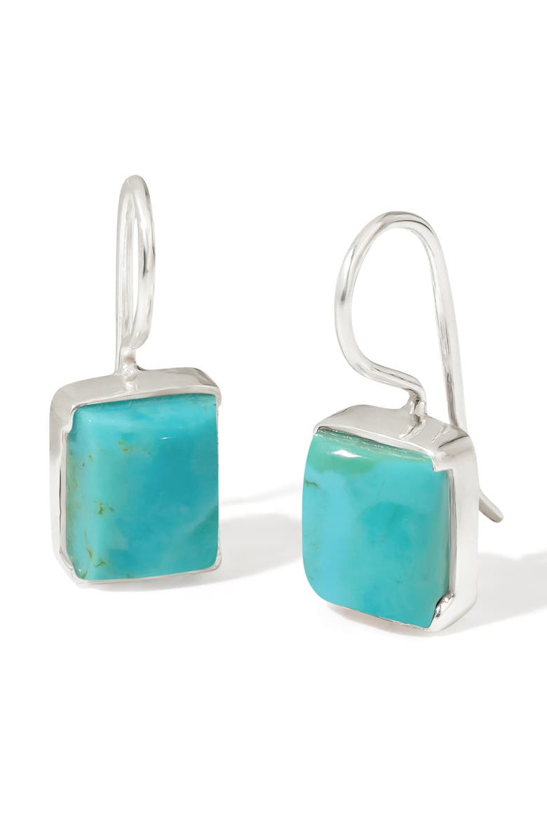 YS GEMS Semiprecious Stone Drop Earrings, Main, color, Turquoise