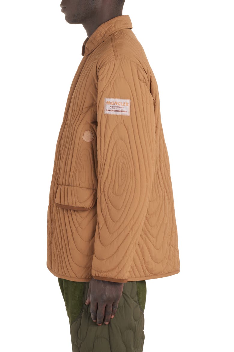 x Salehe Bembury Harter-Heighway Quilted Down Jacket, Alternate, color, BROWN