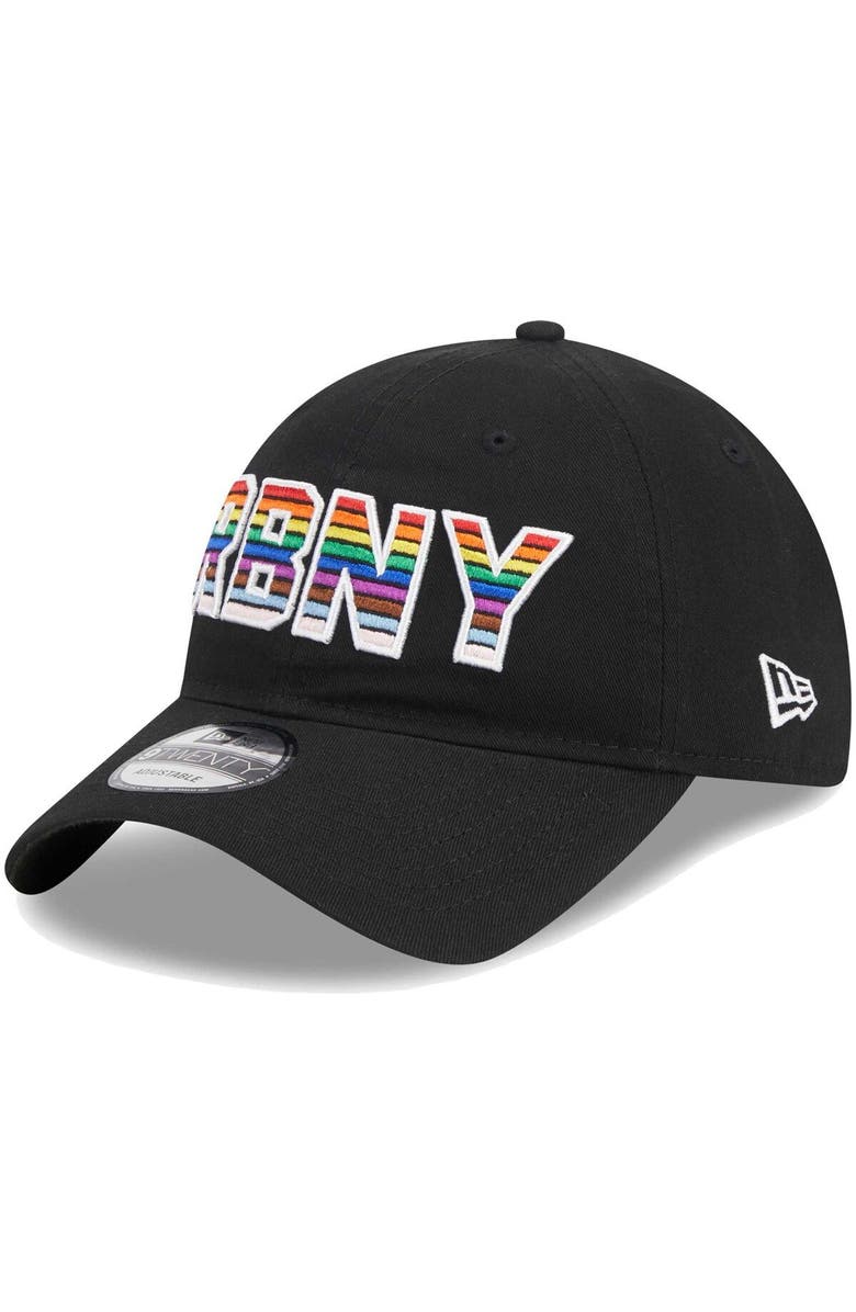 New Era Men's New Era Black New York Red Bulls Pride 9TWENTY Adjustable Hat, Alternate, color, 