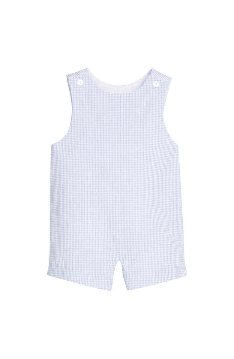 Little English Kids' Vintage John John, Main, color, Light Blue Seersucker Gingham