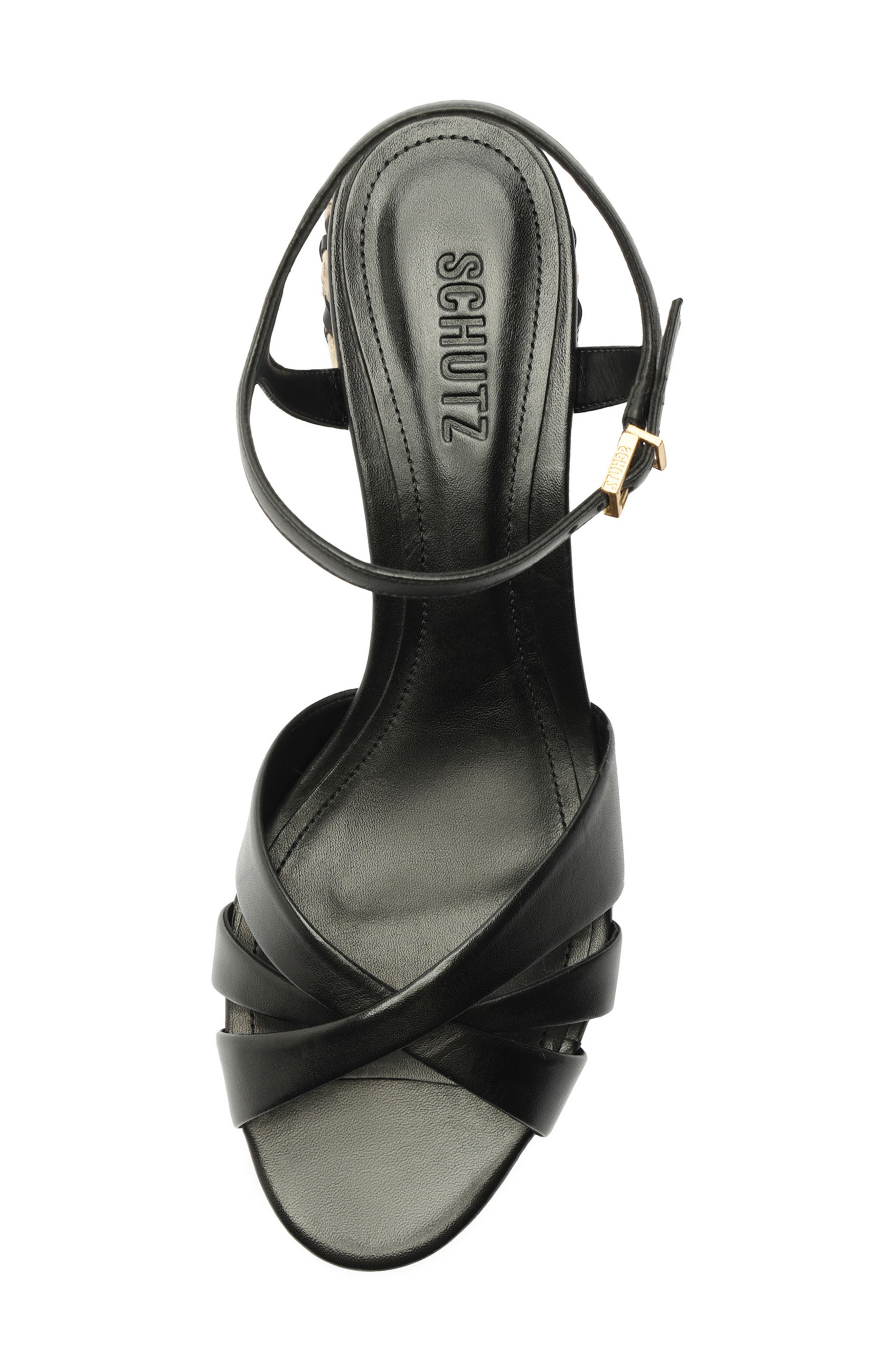 Schutz Keefa Woven Sandal, Alternate, color, 