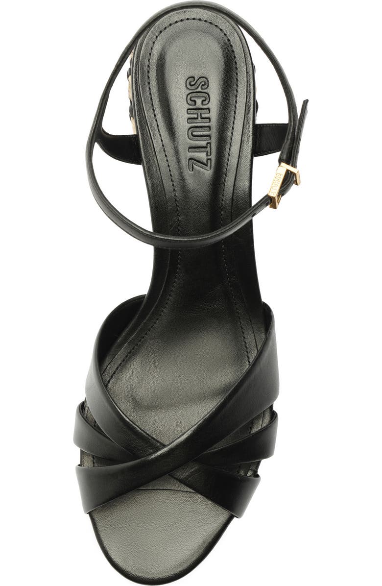 Schutz Keefa Woven Sandal, Alternate, color,