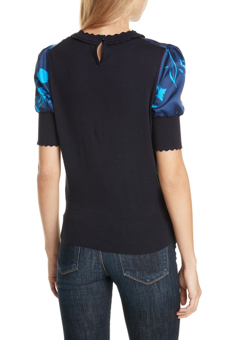 Mehino Bluebell Sweater, Alternate, color, NAVY