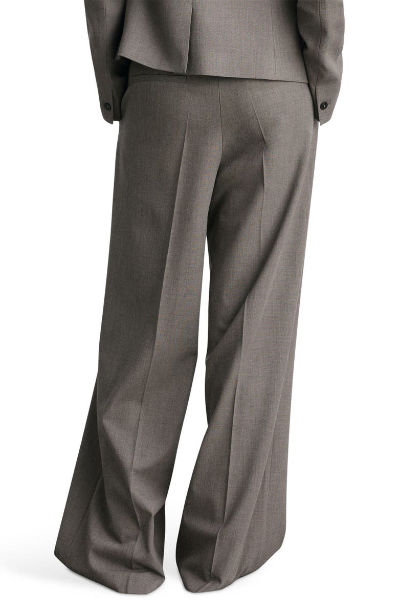 MANGO Helena High Waist Wide Leg Pants, Alternate, color,