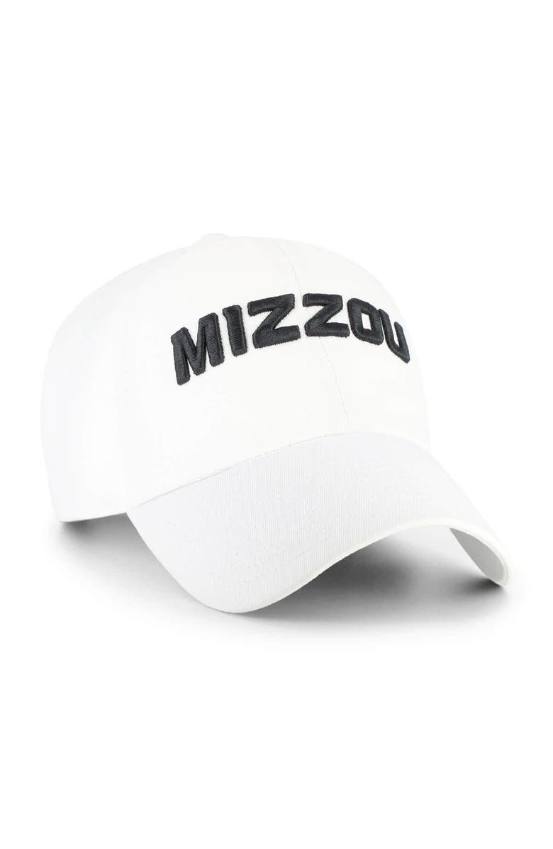 '47 Men's '47 White Missouri Tigers Clean Up Adjustable Hat, Alternate, color, 