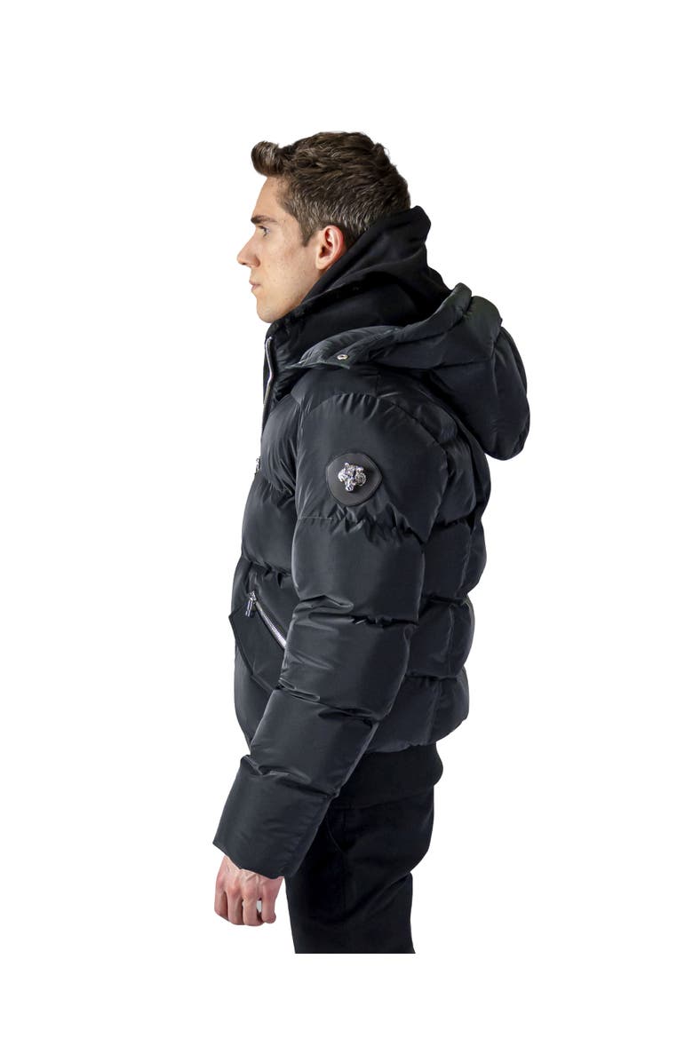 Woodpecker Men's Woody Bomber Quilted Coat, Alternate, color, Black Diamond