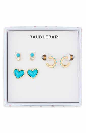 Better in Blue Set of 3 Stud & Huggie Hoop Earrings