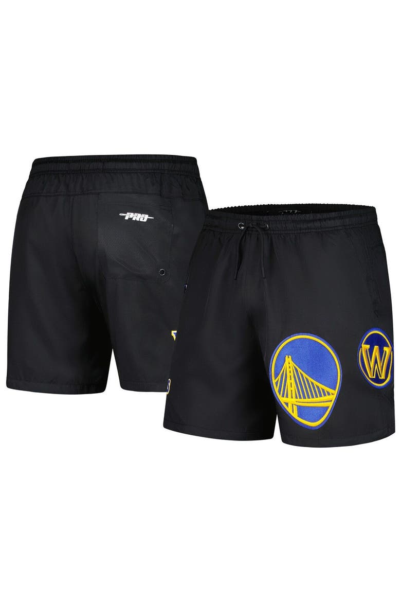 Men's Pro Standard Black Golden State Warriors Classics Woven Shorts, Main, color, Black