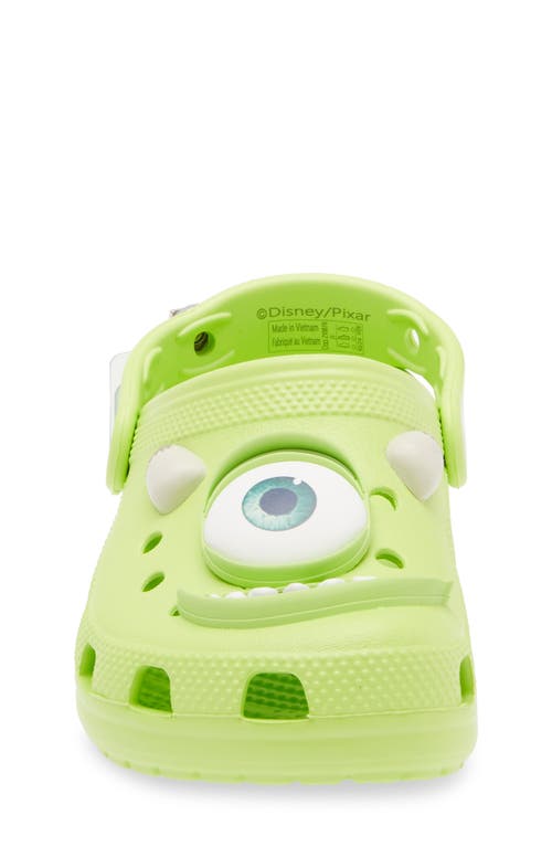 Crocs Kids' X Disney Pixar Monsters, Inc. Mike Classic Clog In Green Multi