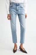 TOTEME Twisted Seam Organic Cotton Straight Leg Jeans