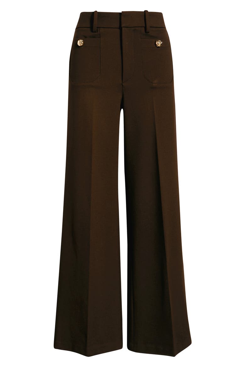 The Modernist High Waist Wide Leg Pants, Alternate, color, AMERICANO
