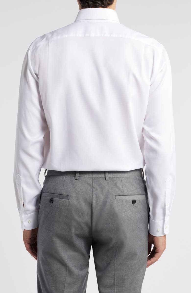 Nordstrom Traditional Fit Cotton Oxford Non-Iron Dress Shirt, Alternate, color, White Royal Oxford