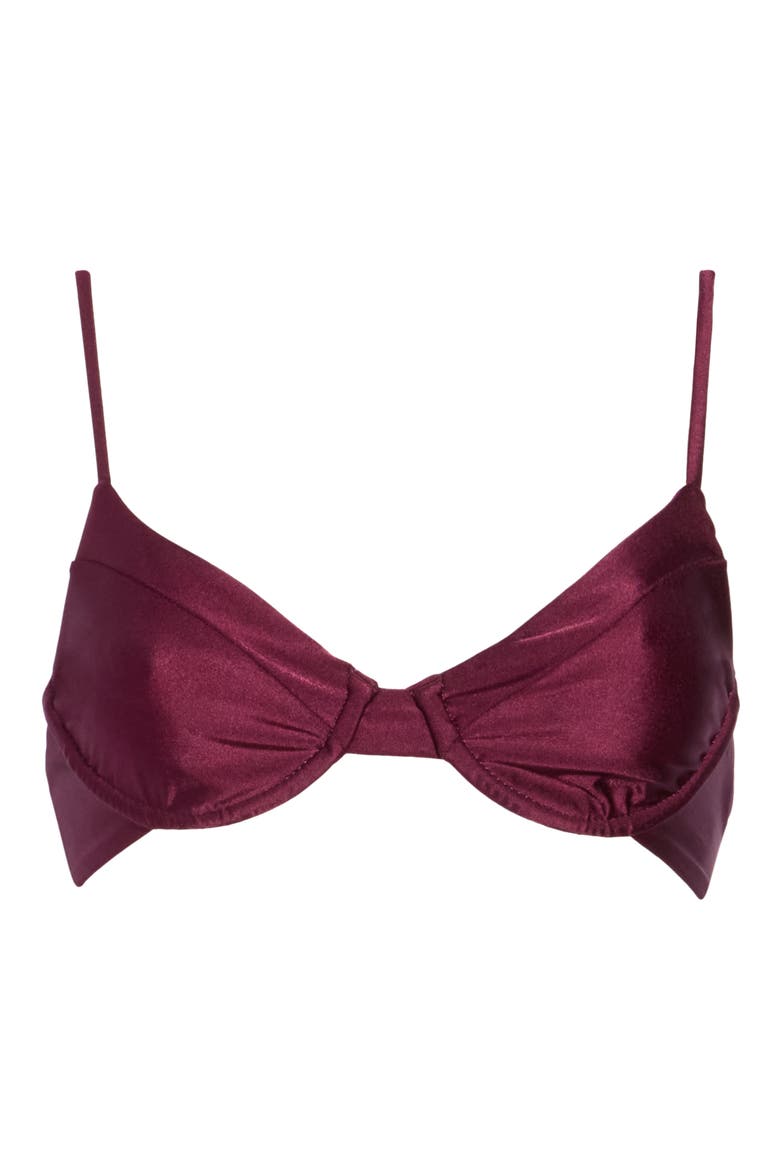 Dainty Underwire Bikini Top, Main, color, PINK