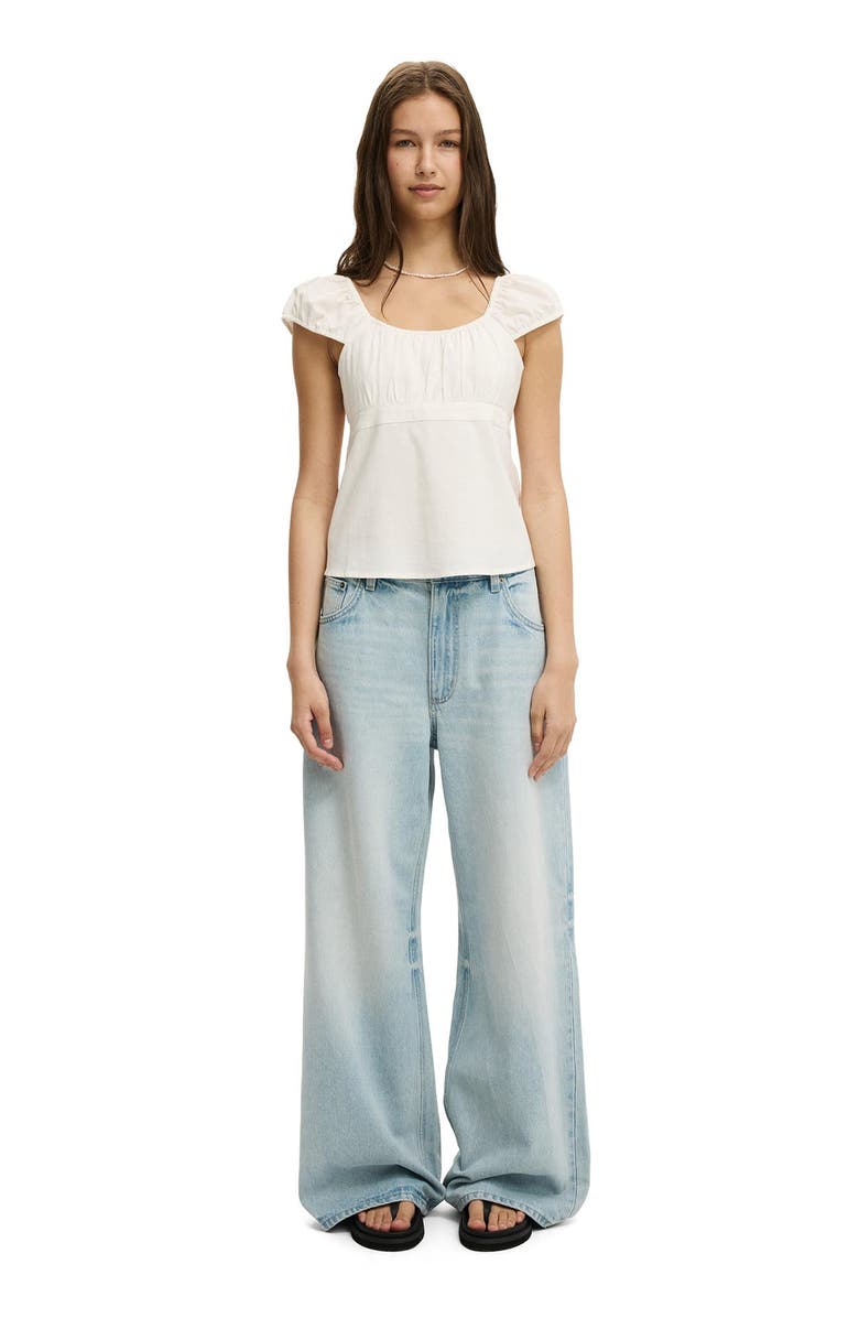 Cotton On Women's Tie Back Babydoll Top, Alternate, color,