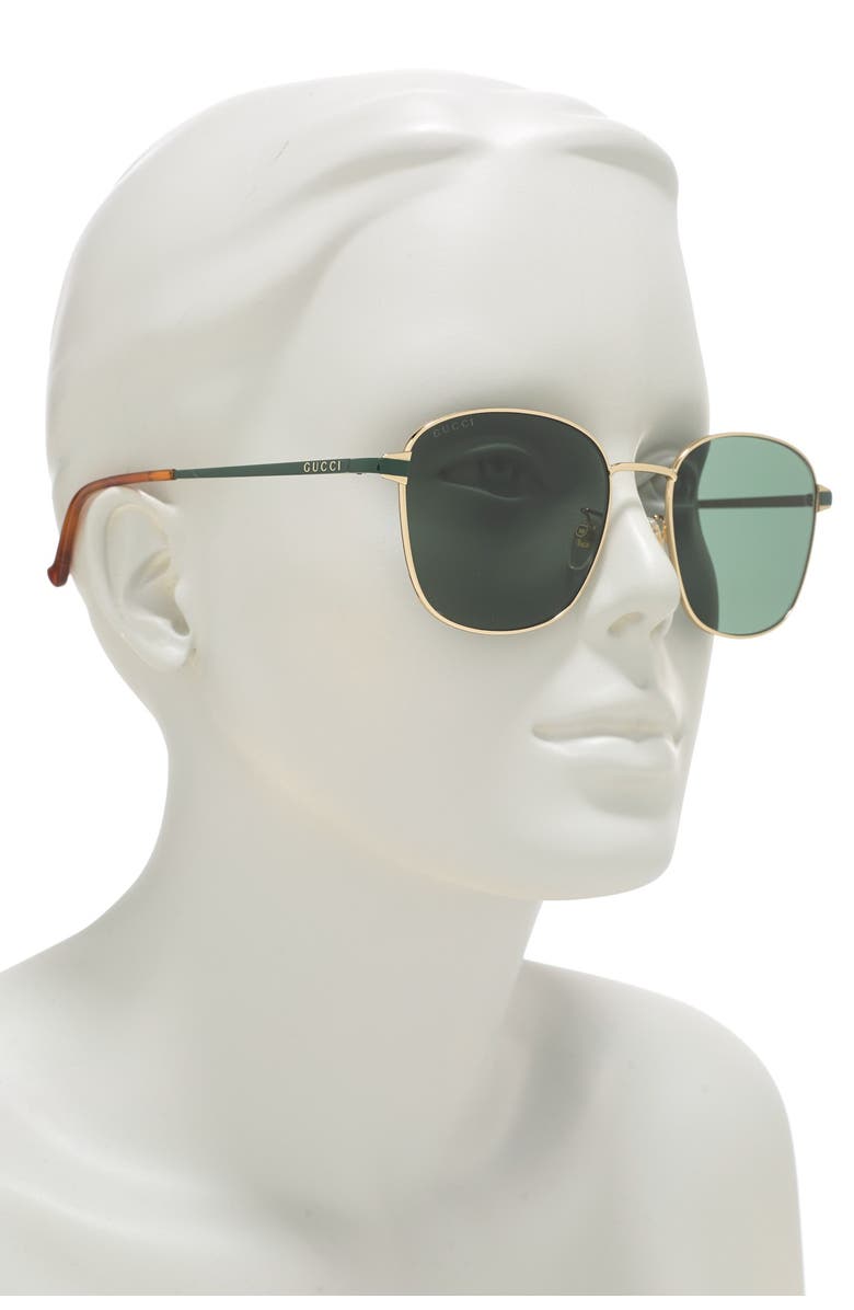 Gucci 56mm Square Sunglasses, Alternate, color,