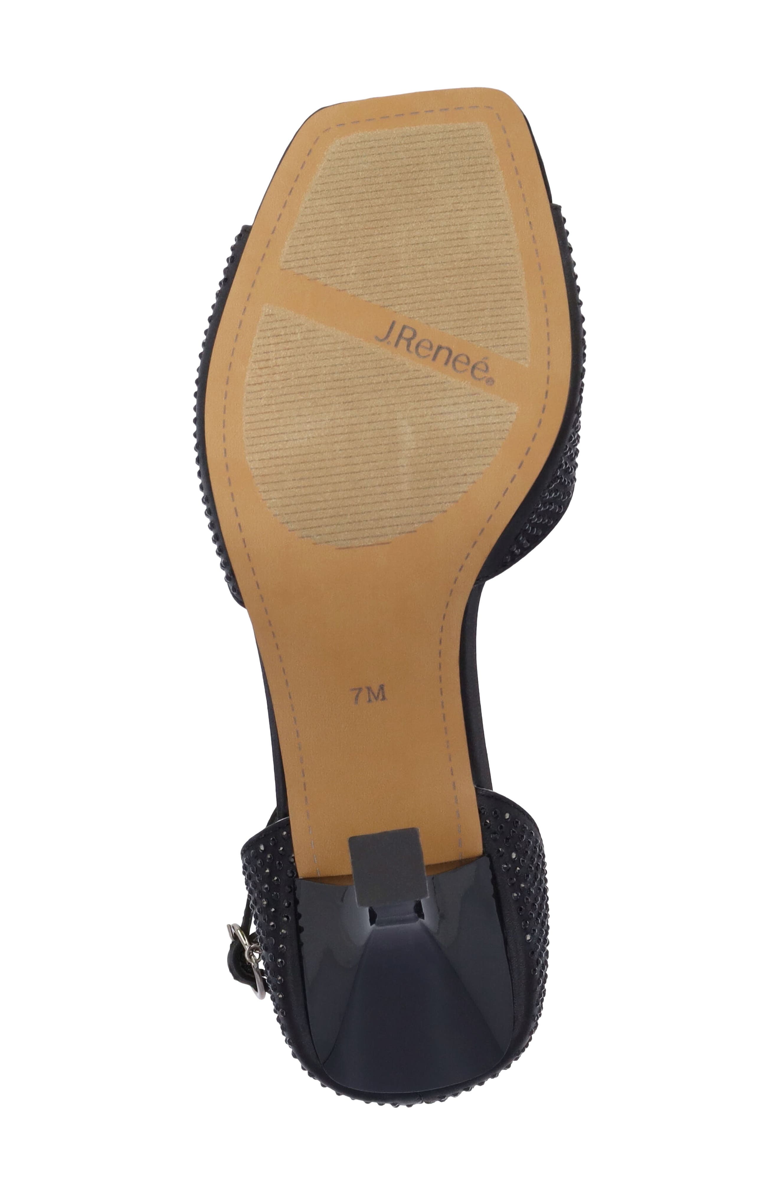 J. Reneé Lantana Ankle Strap Sandal, Alternate, color, Black