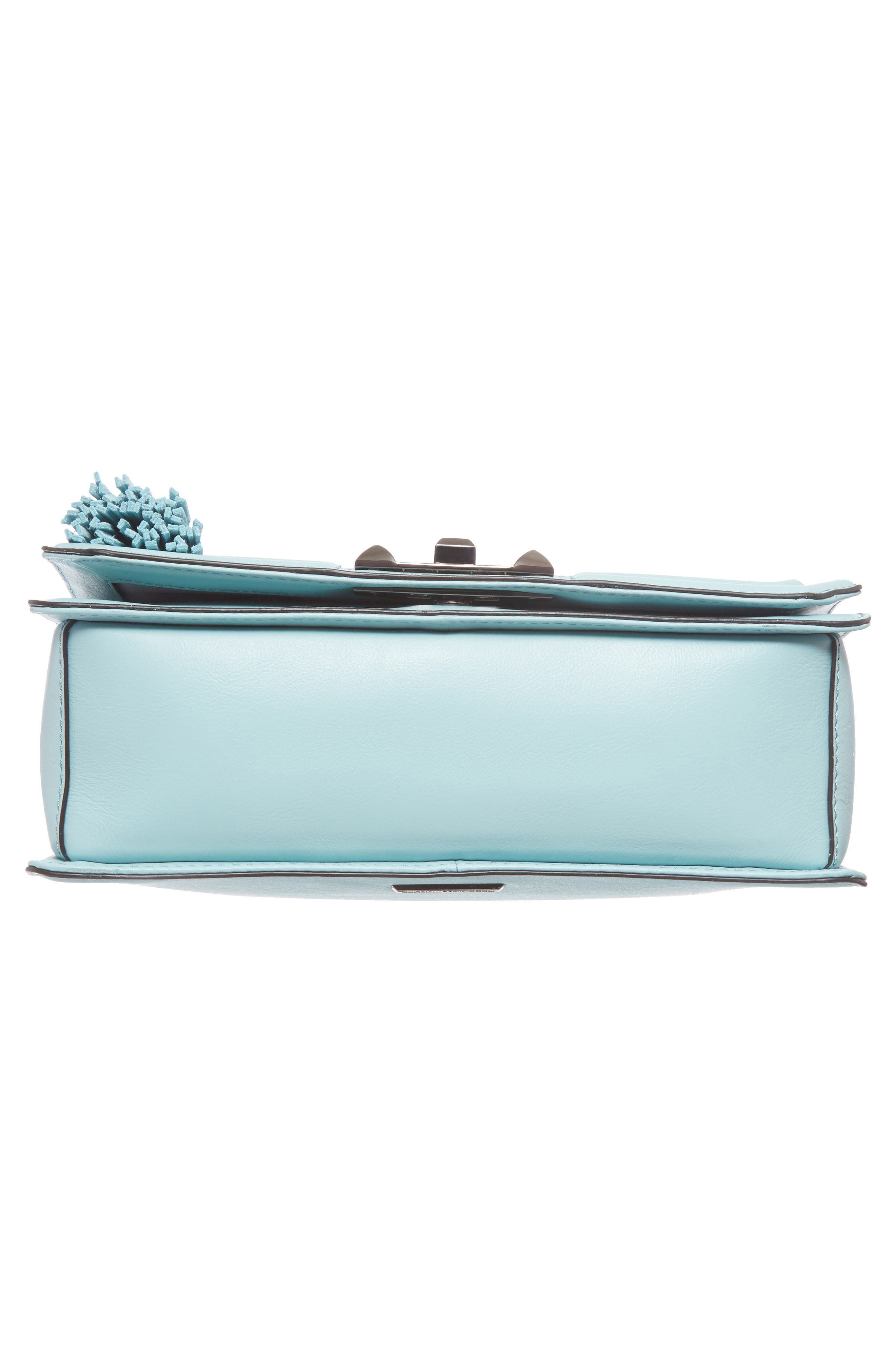 Love Crossbody Bag, Alternate, color, SEA MIST/ GUNMETAL