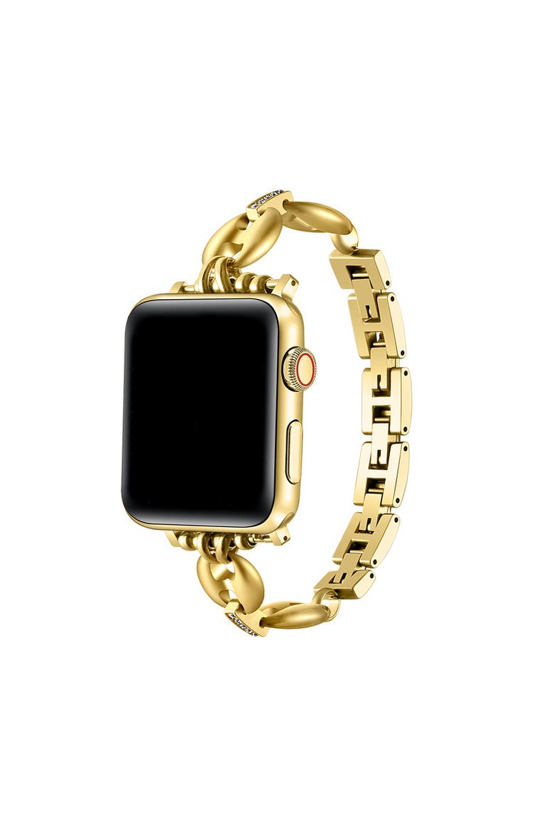 Poppy Rhinestone Band for Apple Watch, Main, color, Gold