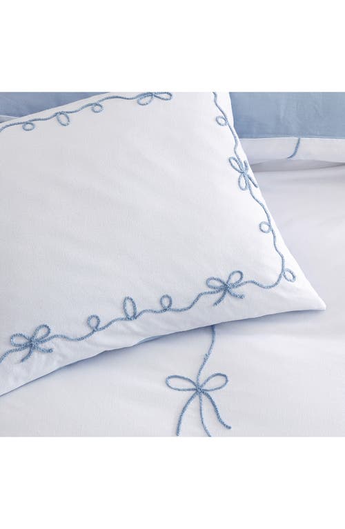Peri Home Sasha Bows Comforter & Shams Set In Blue