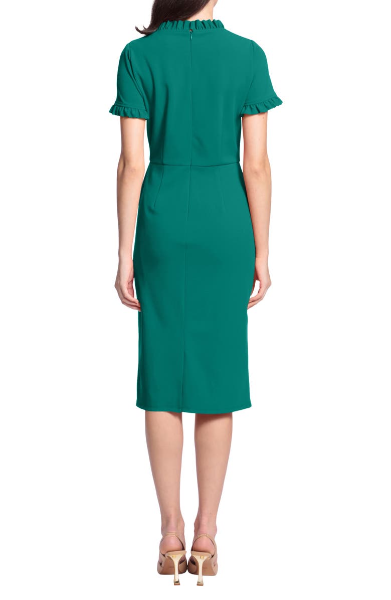 Maggy London Ruffle Sheath Dress, Alternate, color,