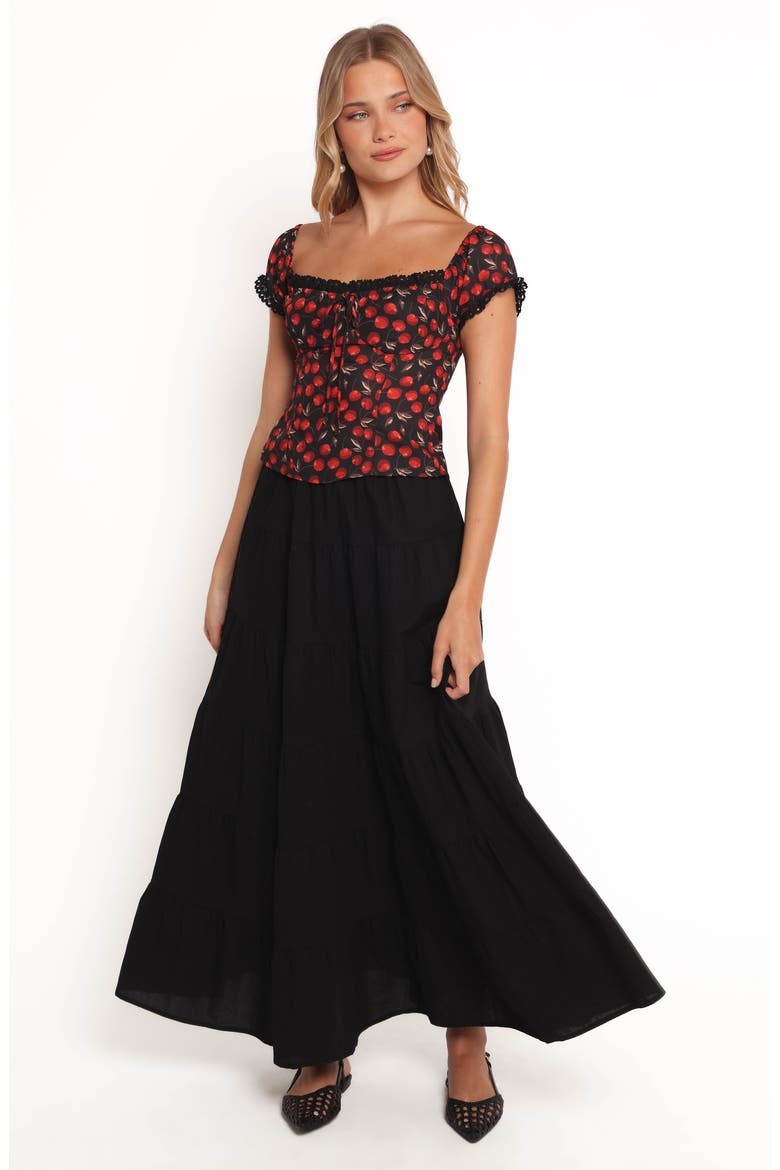Wello Bustier Top, Alternate, color, CHERRY