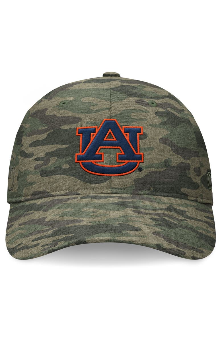 TOP OF THE WORLD Men's Top of the World Camo Auburn Tigers OHT Military Appreciation Hound Adjustable Hat, Alternate, color, Camo