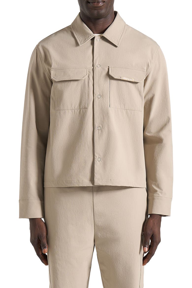 Milo Technical Cargo Jacket, Alternate, color, Taupe