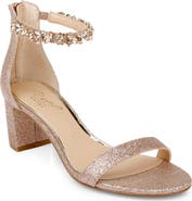 Jewel Badgley Mischka Catalina Ankle Strap Sandal