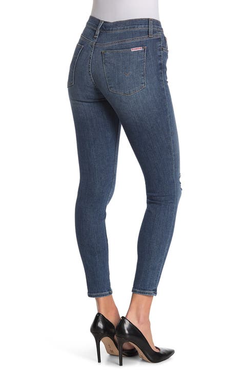 Krista Distressed Ankle Crop Skinny Jeans