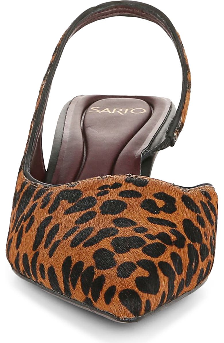 SARTO by Franco Sarto Devin Genuine Calf Hair Kitten Heel Slingback Pump, Alternate, color,