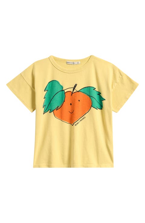 Kids' Tangerine Cotton Graphic T-Shirt (Toddler, Little Kid & Big Kid)