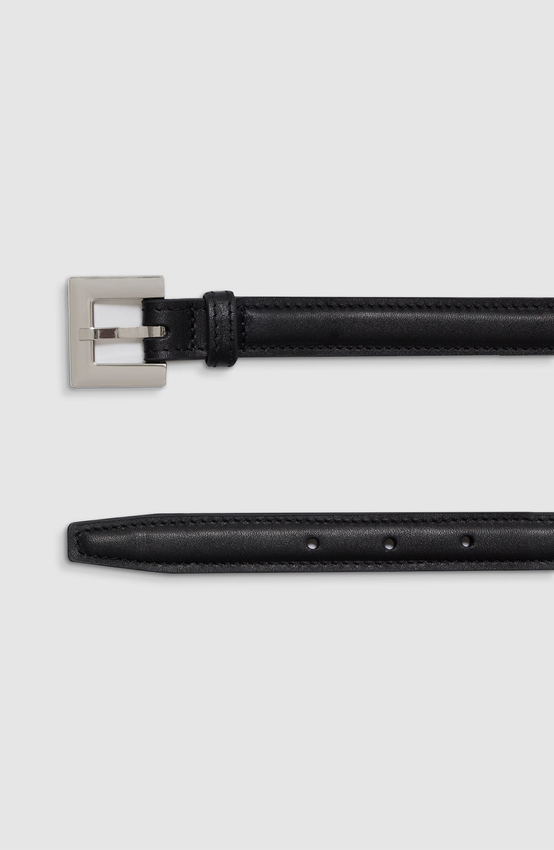 ANINE BING Nicola Belt, Alternate, color, Black