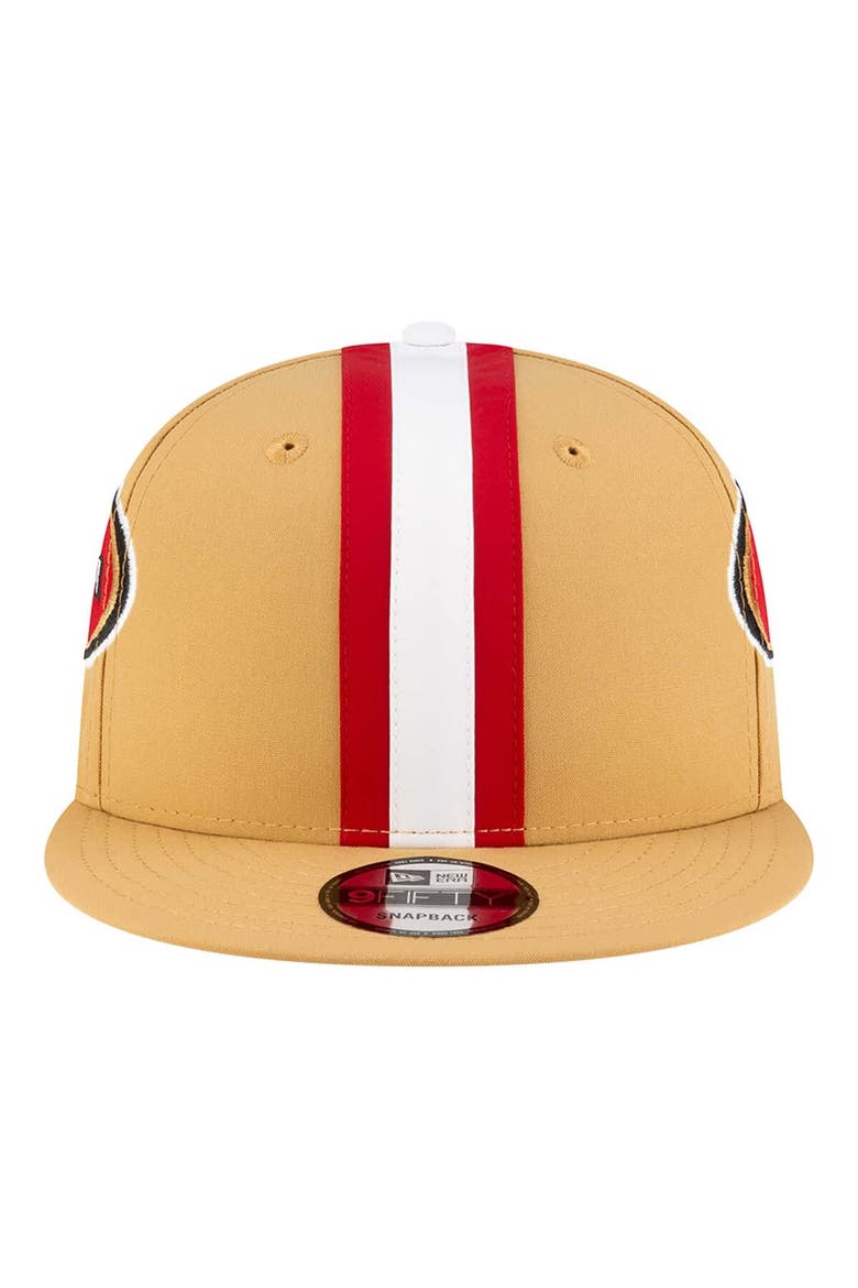 Men's New Era Gold San Francisco 49ers  Helmet 9FIFTY Snapback Hat, Alternate, color, Gold