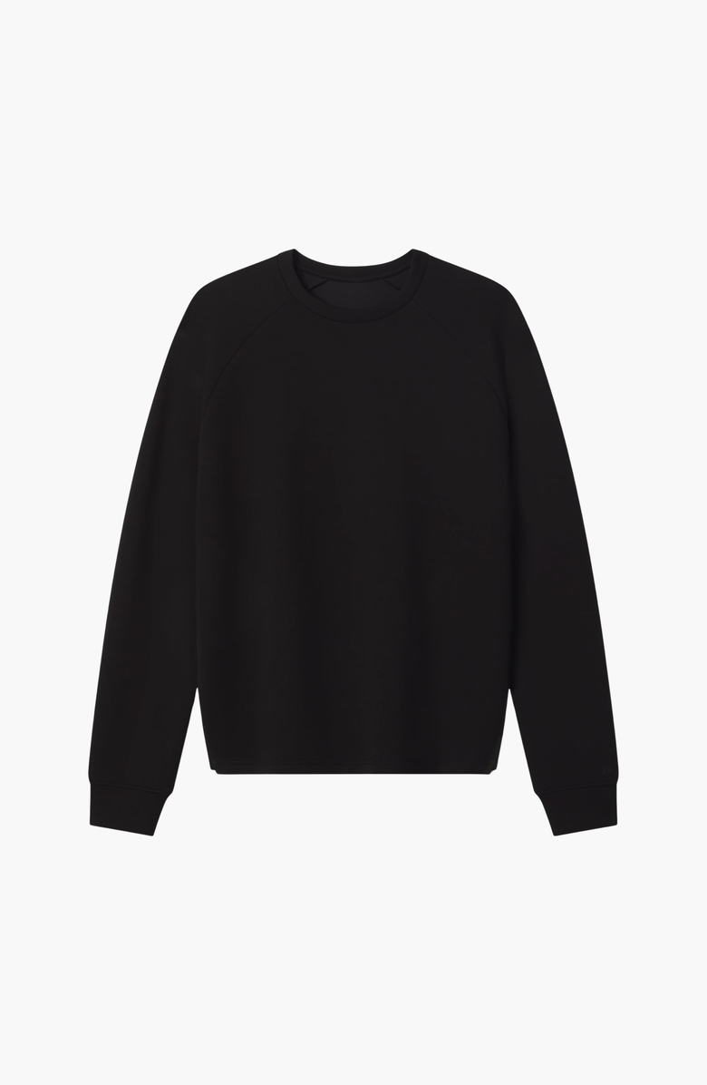 Jack Archer Sandwash Crewneck Sweater, Alternate, color, True Black