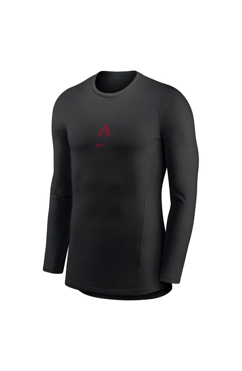 Nike Men's Nike  Black Arizona Diamondbacks Base Layer Raglan Long Sleeve Performance T-Shirt, Alternate, color, 