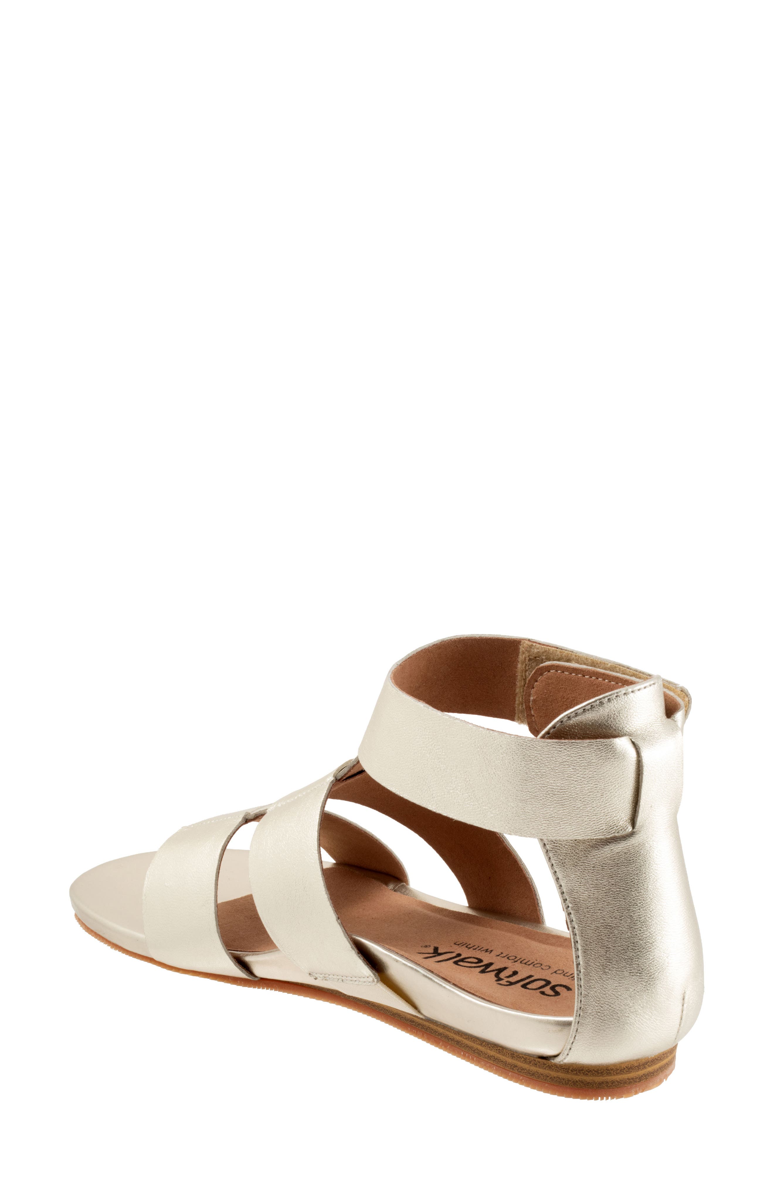 SoftWalk<sup>®</sup> Cabo Gladiator Sandal, Alternate, color, Champagne