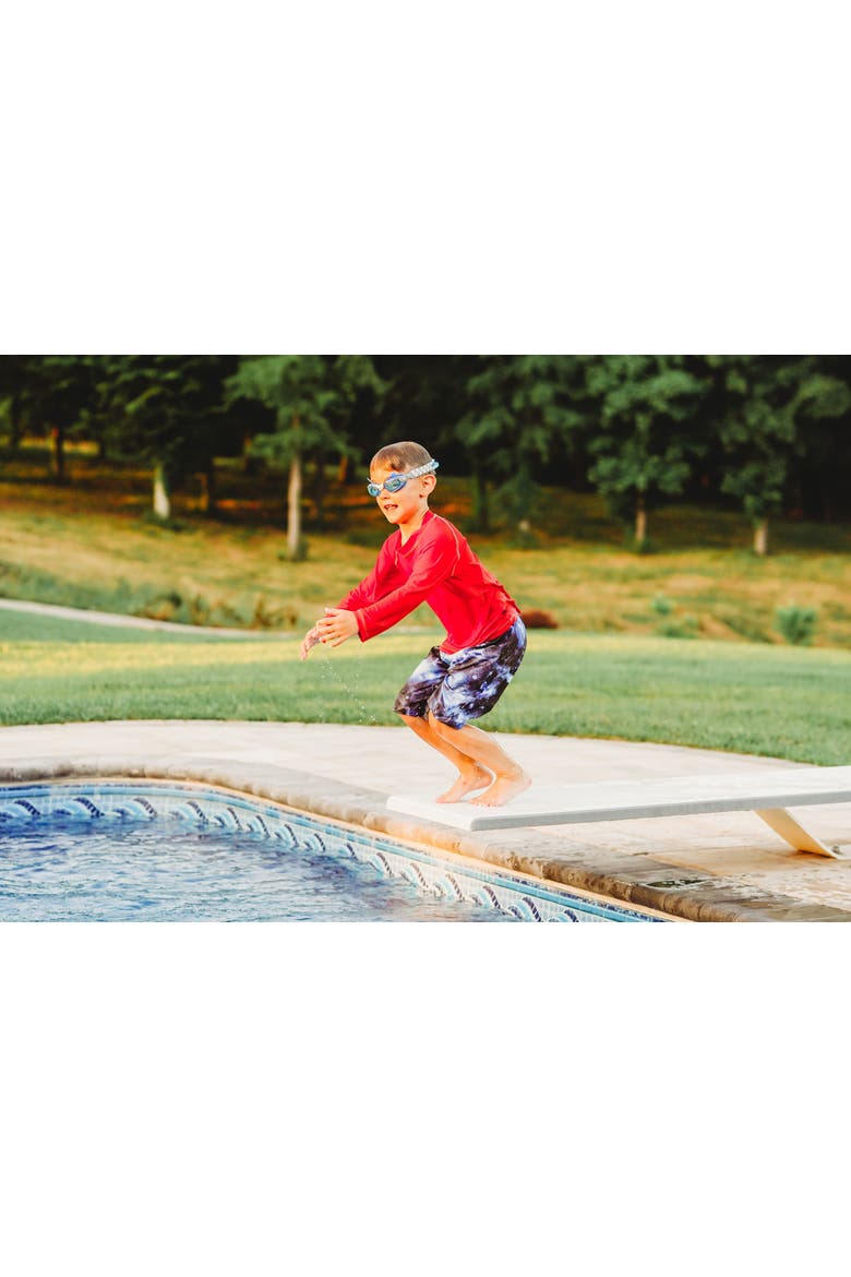 Boys UPF 50+ Long Sleeve Rashguard, Alternate, color, Yellow