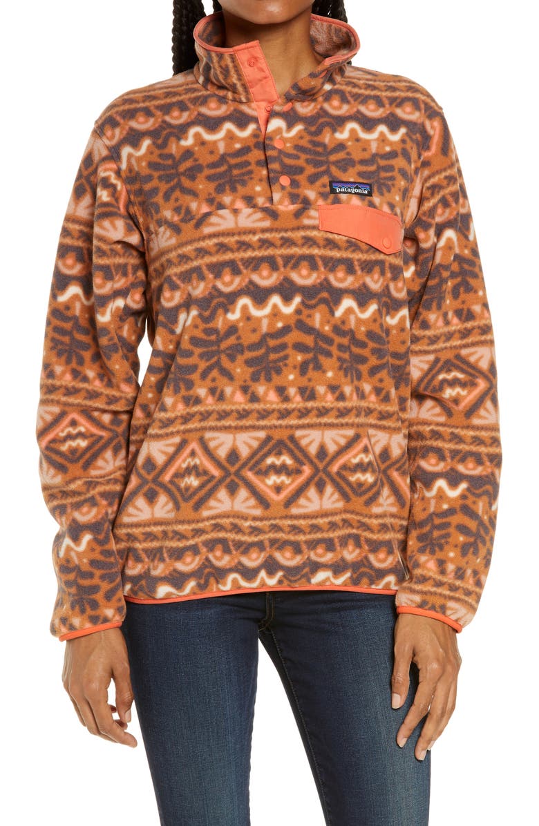 Patagonia Synchilla Snap-T<sup>®</sup> Recycled Fleece Pullover, Main, color, 