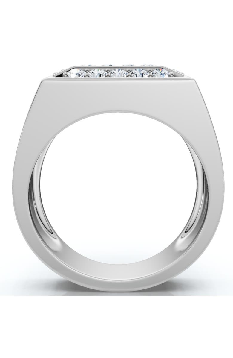 Bliss Diamond Men's 3Ct Square Diamond Fashion Pinky Ring 10k Gold Lab Grown, Alternate, color, 