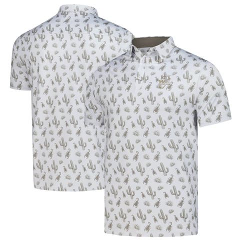 Men's Flomotion Gray WM Phoenix Open Calyspo Cactus Polo