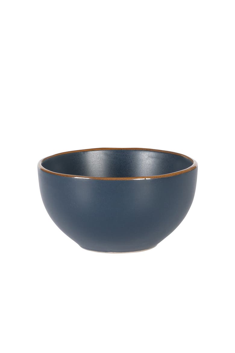 Hazeltine 16-Piece Reactive Glaze Stoneware Dinnerware Set, Alternate, color, Navy