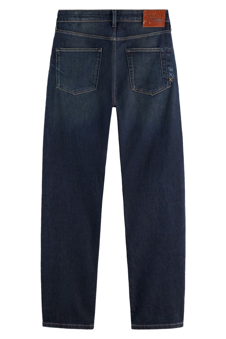 The Zee Straight Fit Jeans, Alternate, color, PAINT IT BLAUW