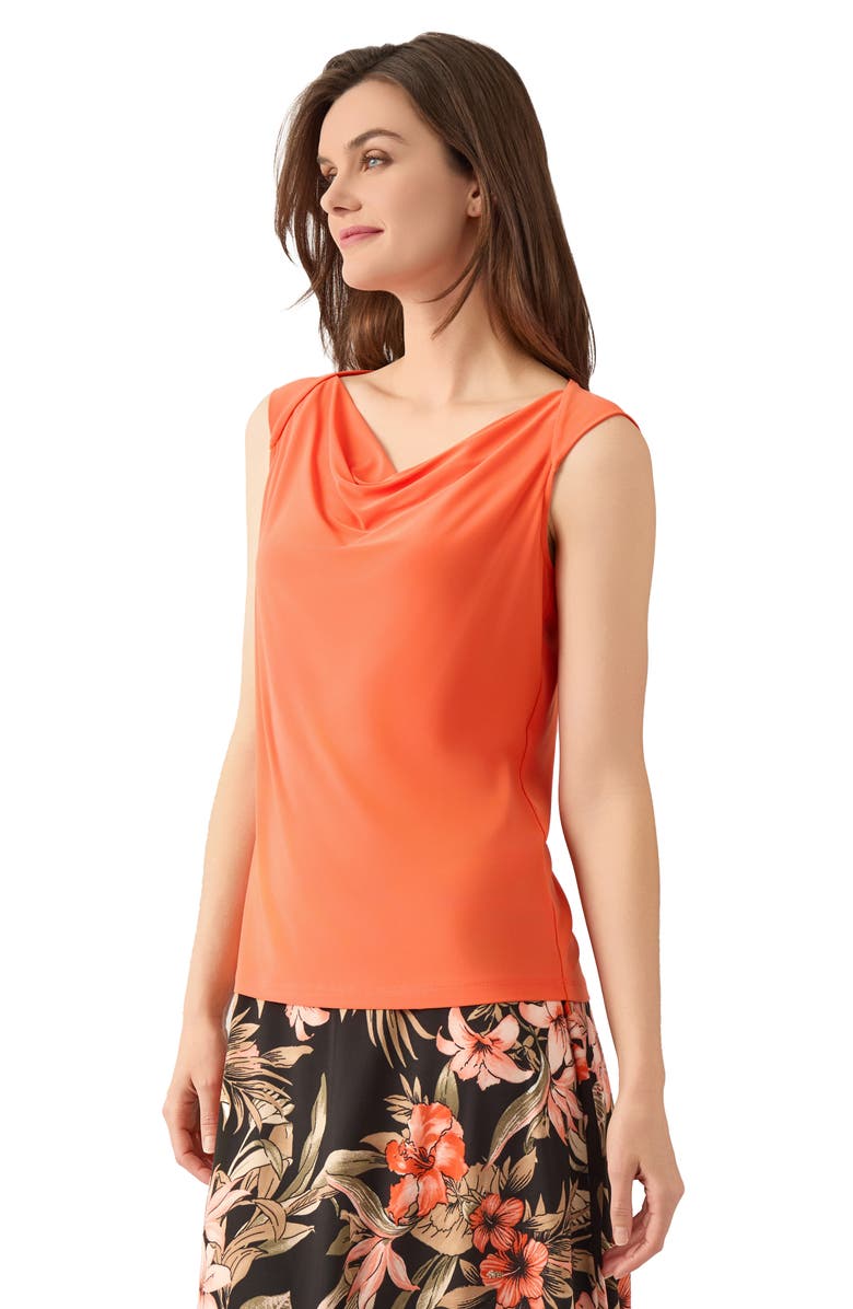 KASPER Cowl Neck Sleeveless Top, Alternate, color, 