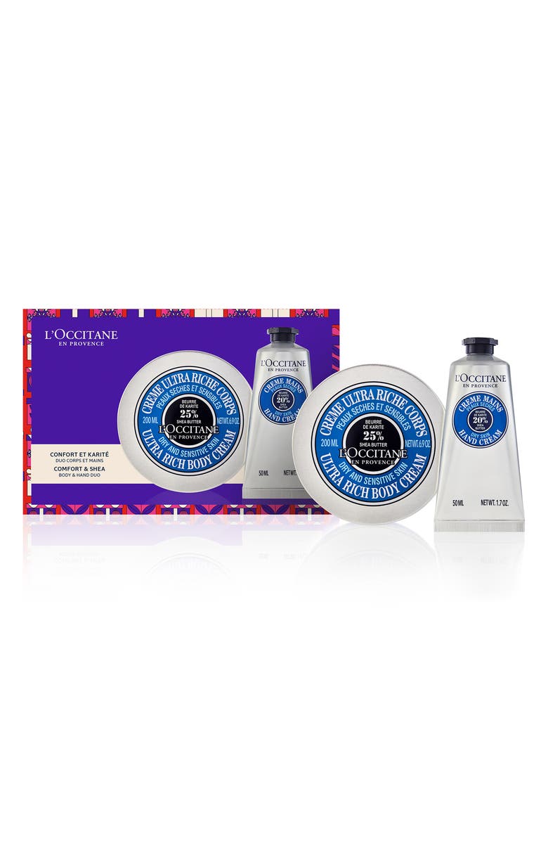 L'Occitane Nourishing Shea Butter Body & Hand Duo (Limited Edition) $69 Value, Alternate, color, 