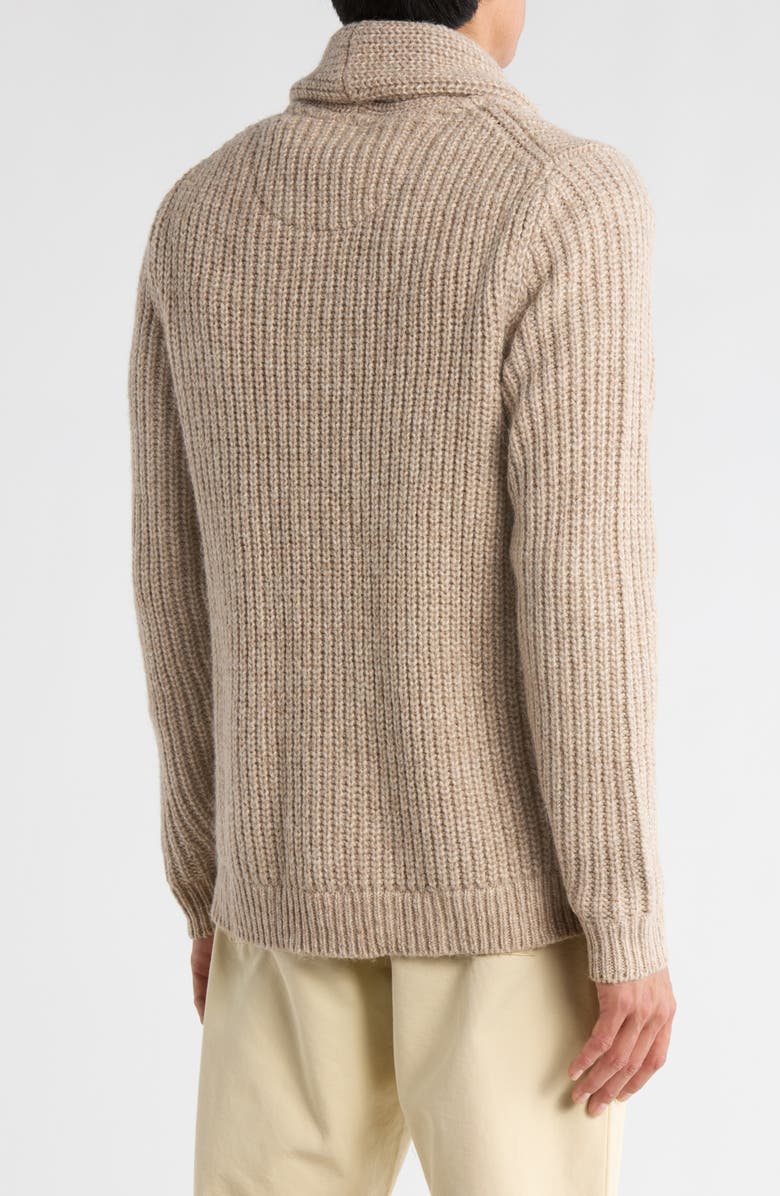 WEATHERPROOF VINTAGE Shawl Collar Knit Cardigan, Alternate, color, White Beach