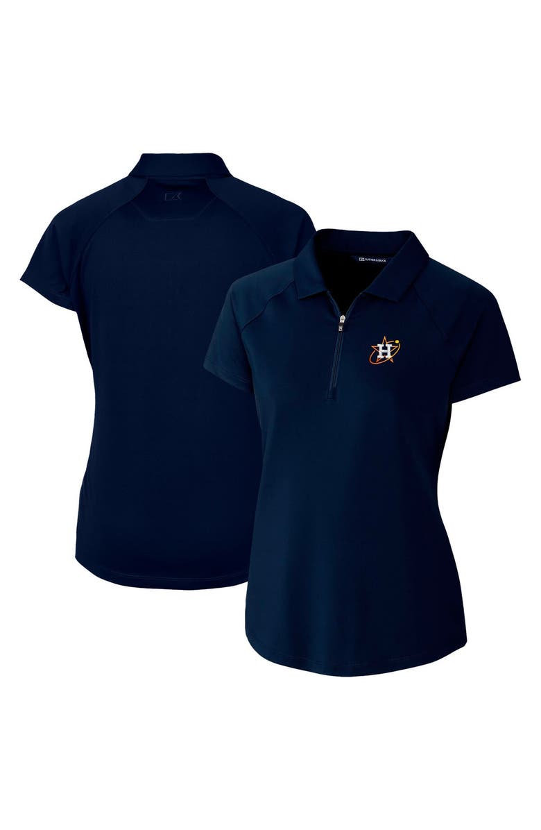 Cutter & Buck Women's Cutter & Buck  Navy Houston Astros City Connect Forge Stretch Polo, Main, color, 